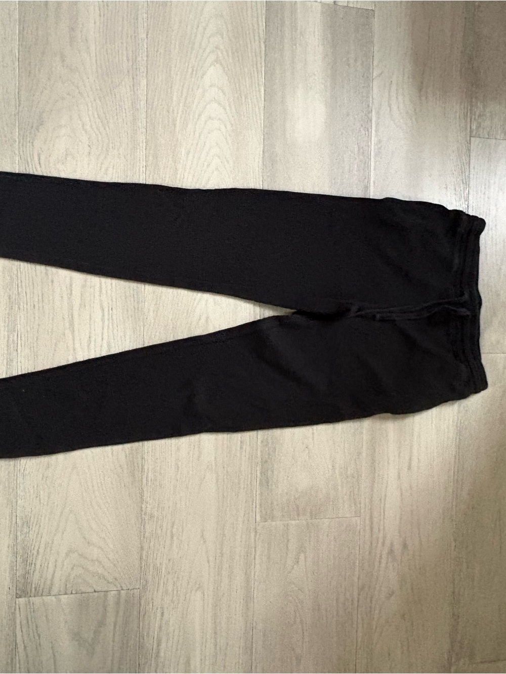 Black and Grey Tna Waffle Pants - Classic Stretch Bottoms